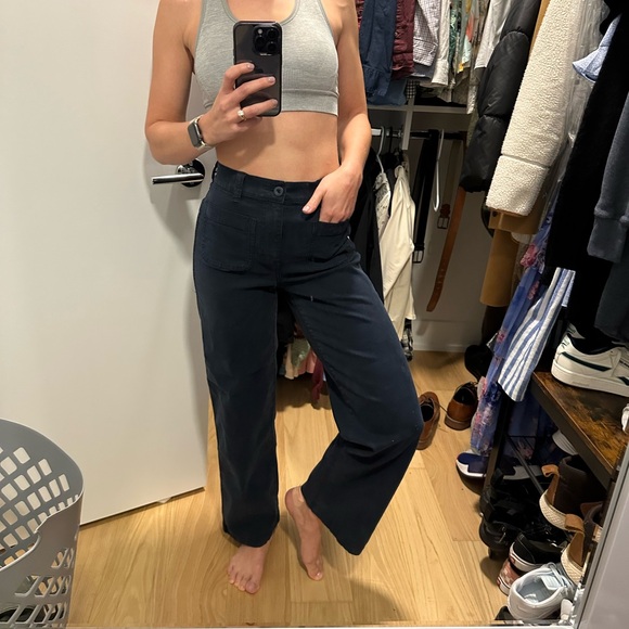 Madewell Navy Blue Emmett Pants - Picture 12 of 12